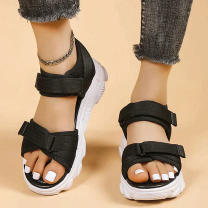 Women Sandals Elegant White Orthopaedic Comfortable Synthetic
