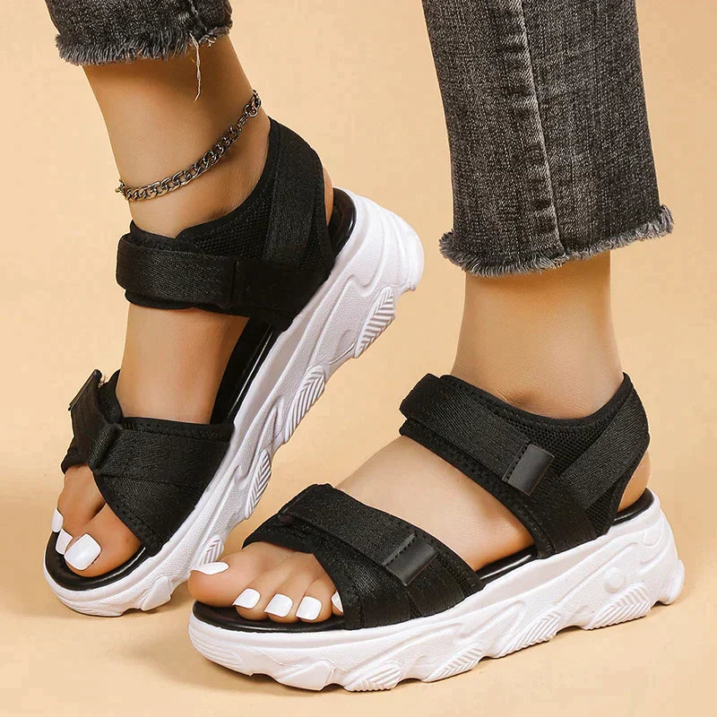 Women Sandals Elegant White Orthopaedic Comfortable Synthetic