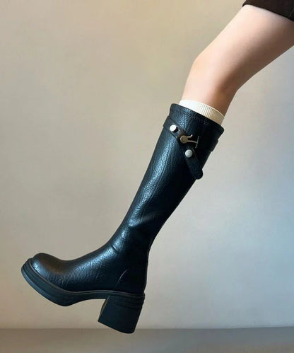 Women's Ankle Boots Chunky Heel 0