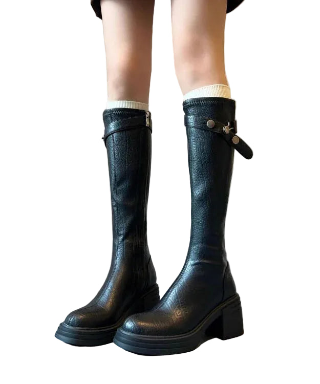 Women's Ankle Boots Chunky Heel 2