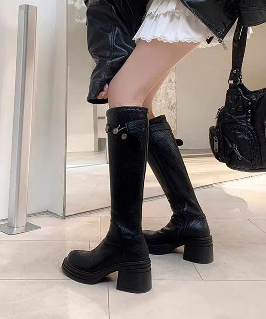 Women's Ankle Boots Chunky Heel 4