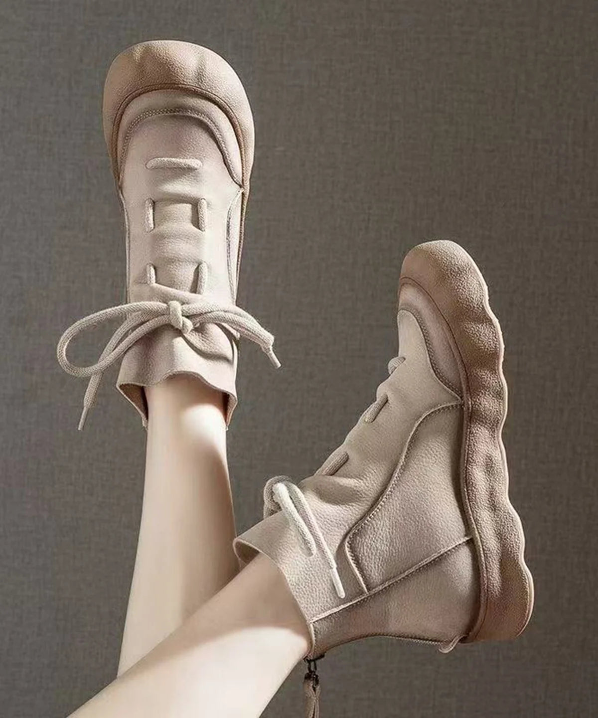 Women's Ankle Boots Lace-Up Casual Style 1