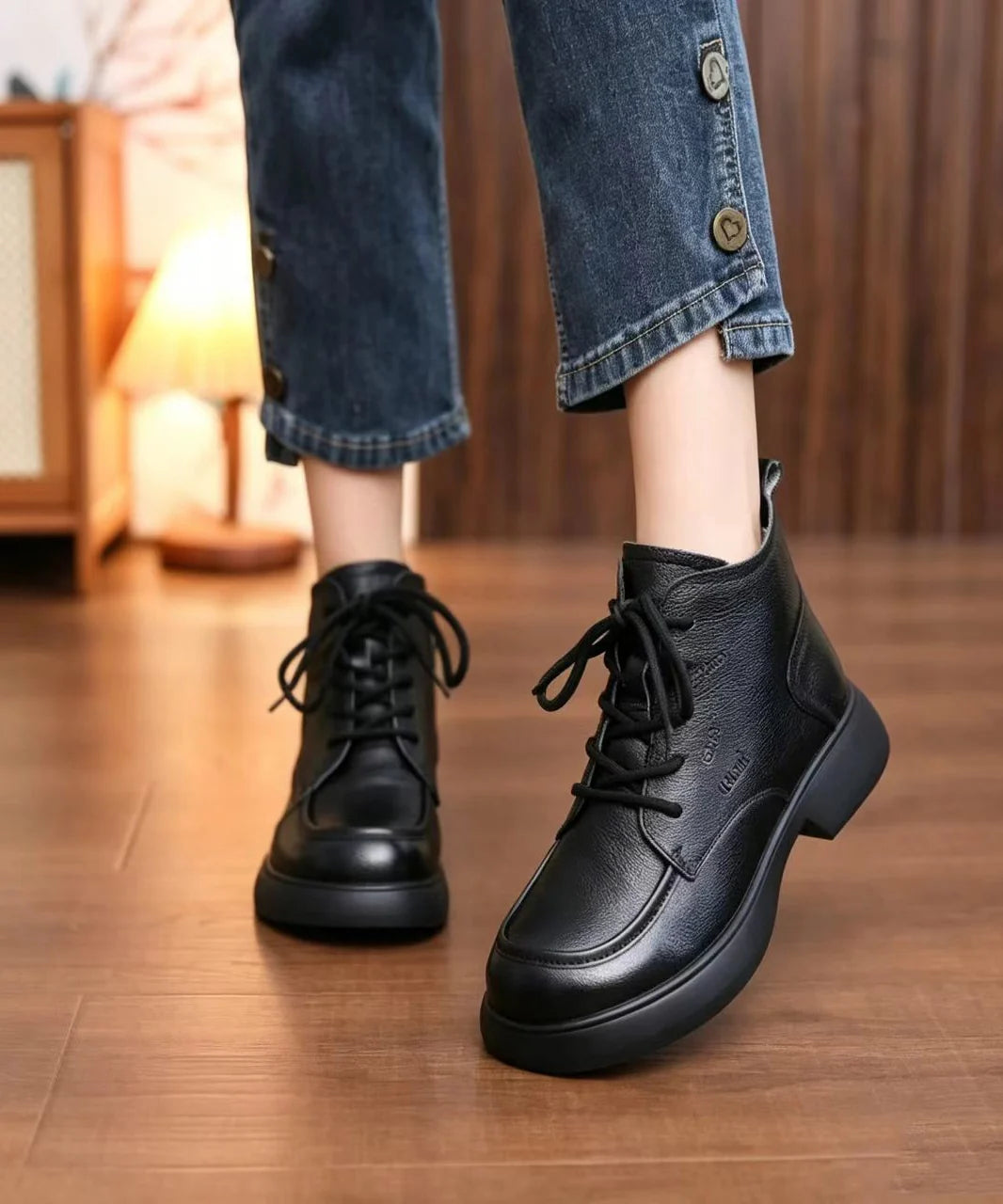 Women's Ankle Boots Lace-Up Style 1