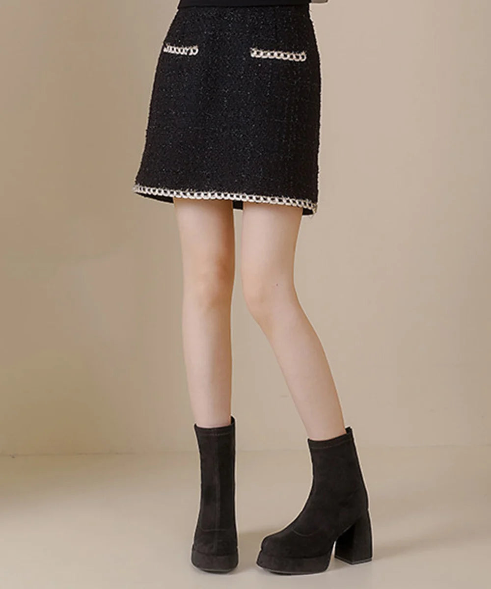 Women's Ankle Boots Retro Platform Chunky Heel 4