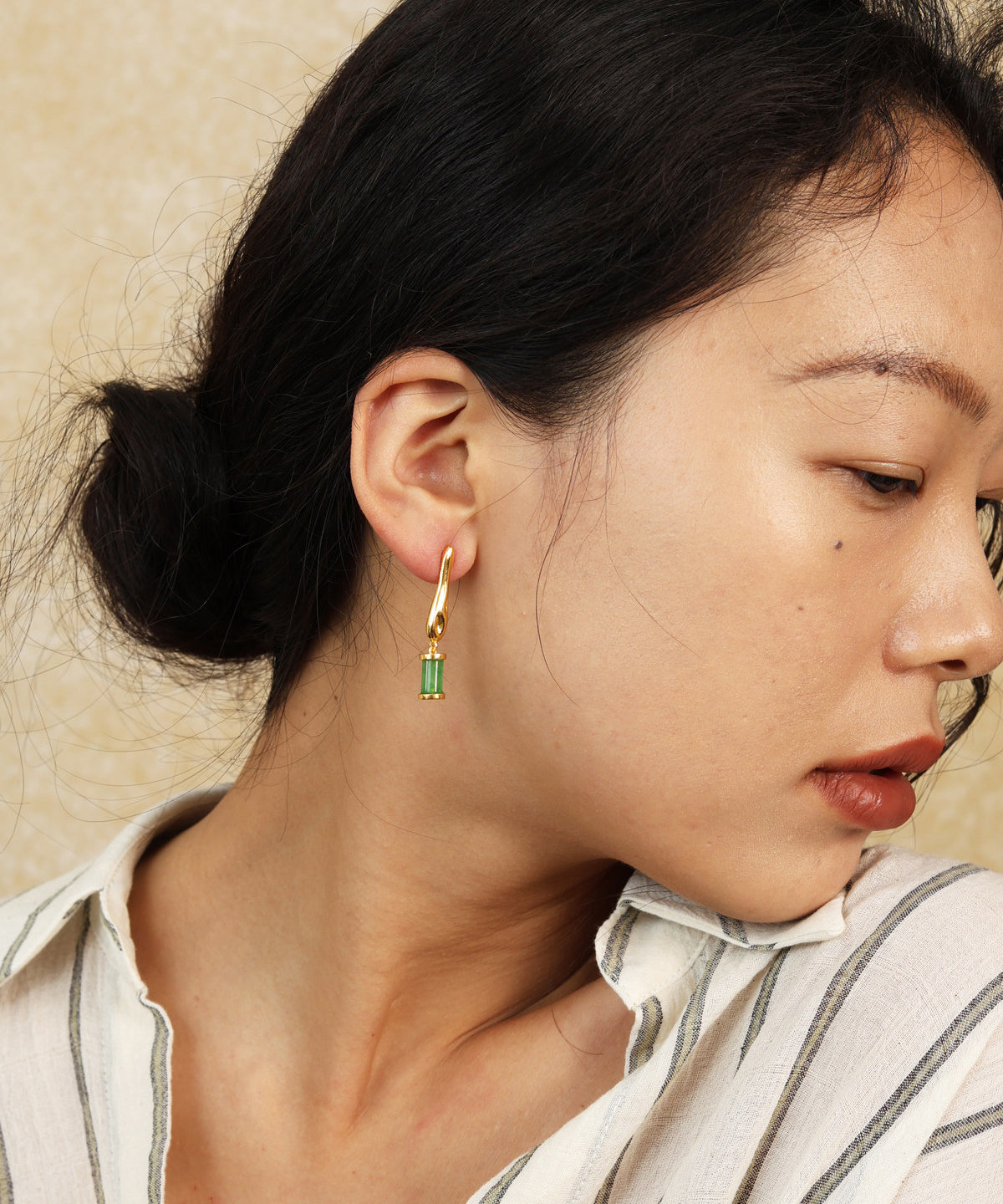Women's Asymmetrical Drop Earrings Water Droplet Style 3