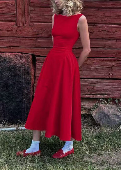 Women's Backless Cocktail Dress Sleeveless 1