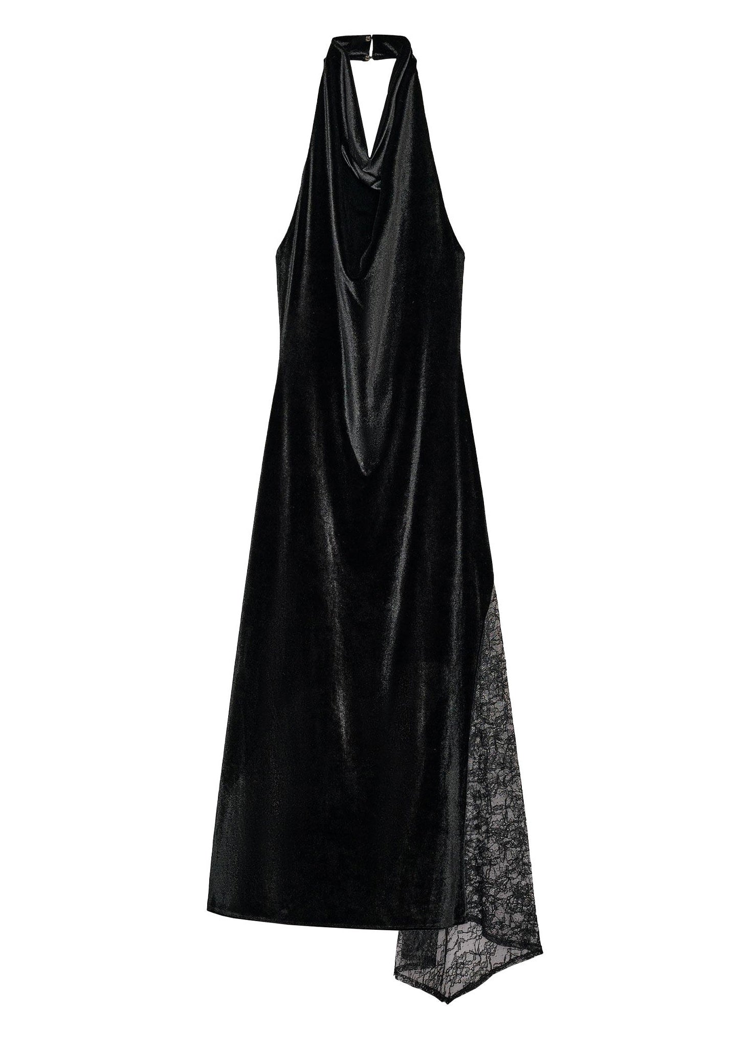 Women's Backless Halter Long Dress Sleeveless 4