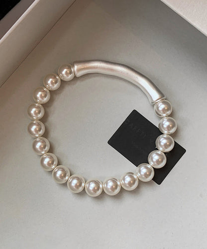 Women's Bangle Bracelet Pearl Bamboo Joint Design 0