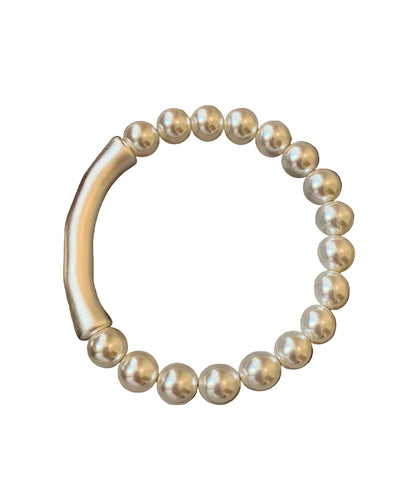 Women's Bangle Bracelet Pearl Bamboo Joint Design 3