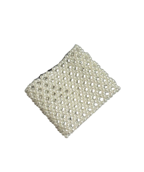 Women's Bangle Bracelet Pearl Beaded Elastic Design 3