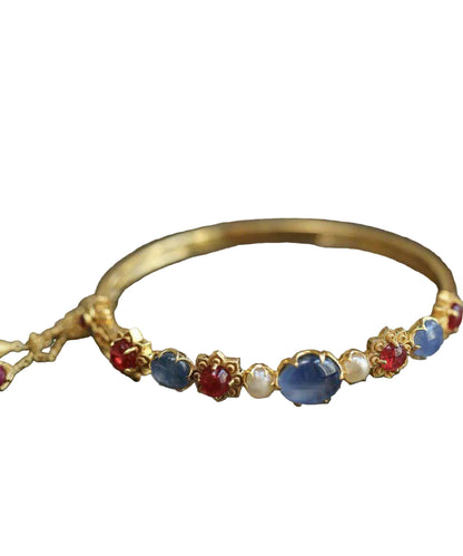 Women's Bangle Pearl Crystal Accent 2