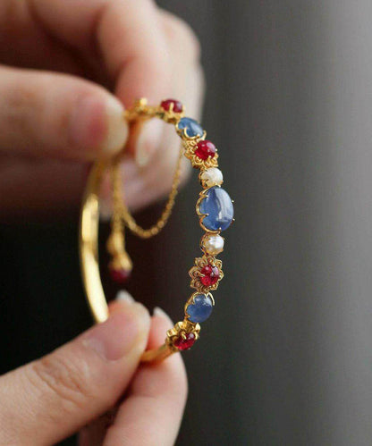 Women's Bangle Pearl Crystal Accent 3