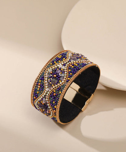 Women's Bangle Retro Style with Rice Pearl Accent 3