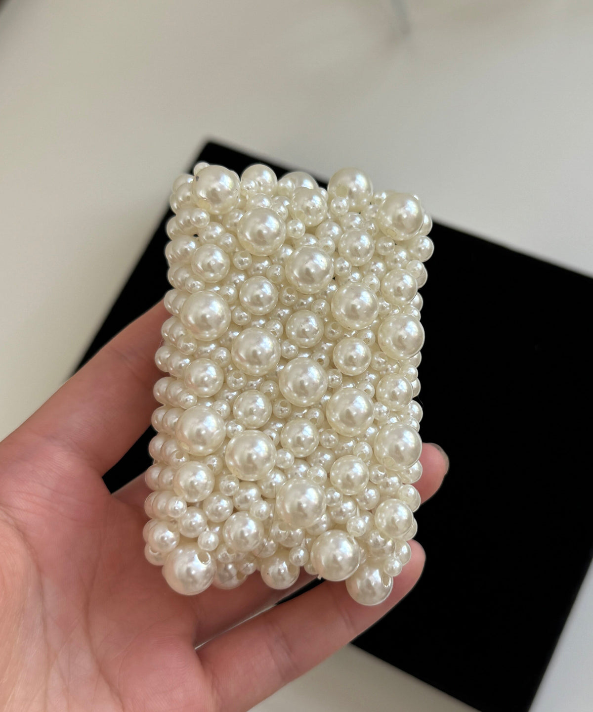 Women's Bangle Woven Pearl Design 1