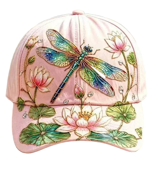 Women's Baseball Cap Dragonfly Print Casual 0