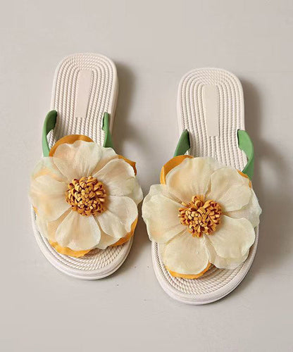 Women's Beach Flip Flops Floral Style 2