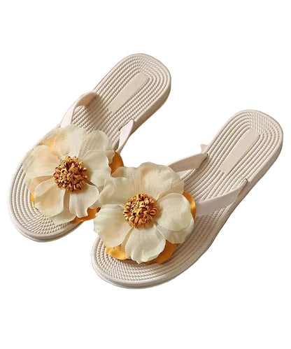 Women's Beach Flip Flops Floral Style 3