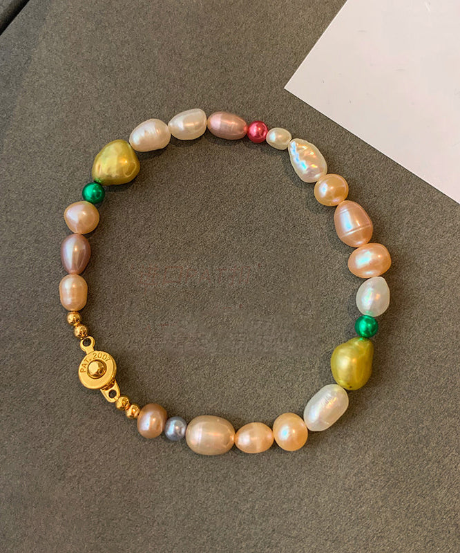 Women's Beaded Bracelet Rainbow Design 1