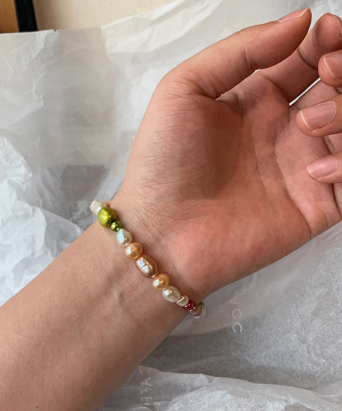 Women's Beaded Bracelet Rainbow Design 2