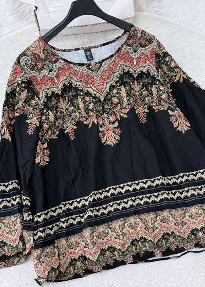 Women's Bohemian T-Shirt Flare Sleeve 1