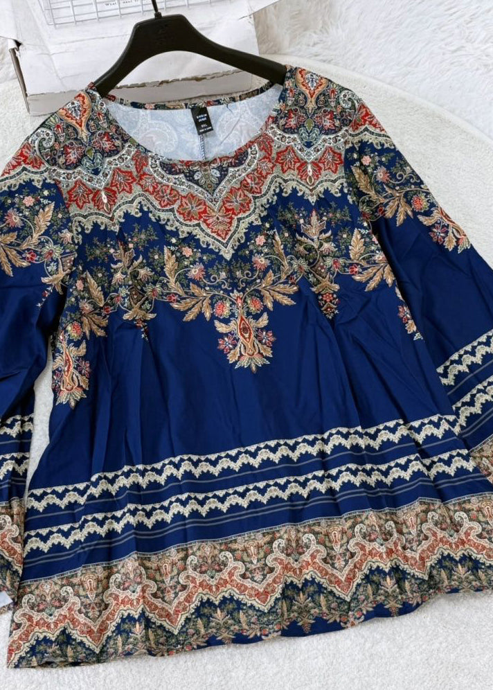 Women's Bohemian T-Shirt Flare Sleeve 4