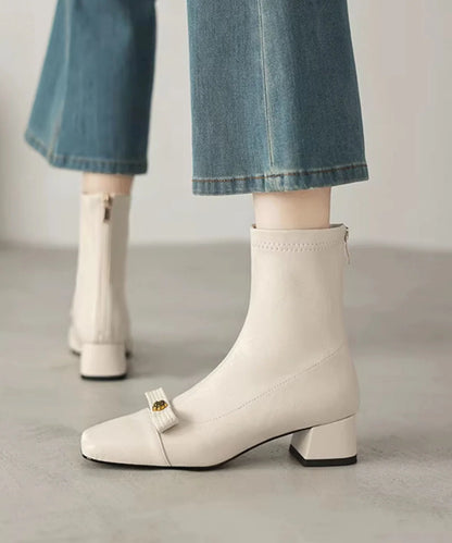 Women's Boots Chunky Casual Style 3