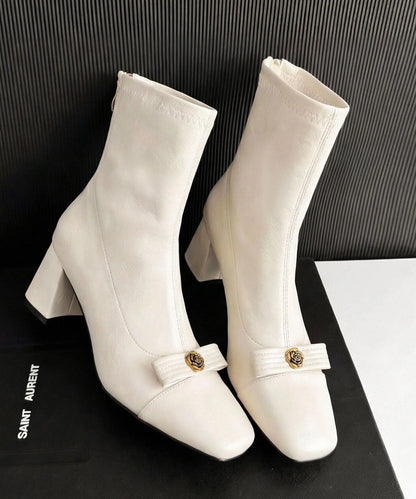 Women's Boots Chunky Casual Style 4