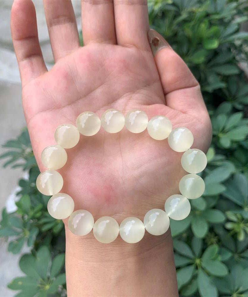 Women's Bracelet Jade Bead Translucent Cat's Eye Style 2