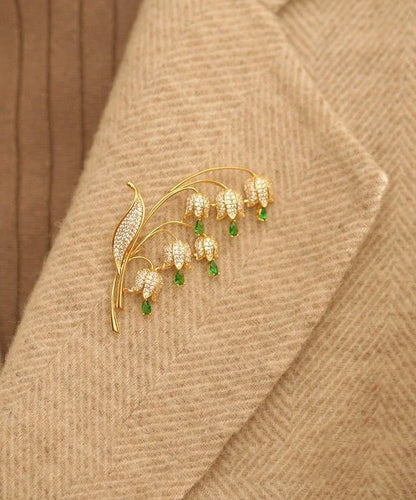 Women's Brooch Lily of the Valley Floral Design 3