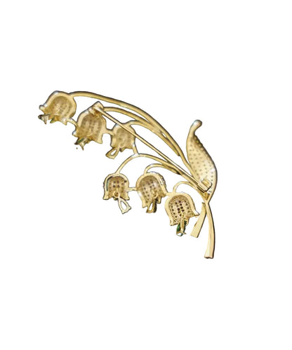 Women's Brooch Lily of the Valley Floral Design 4