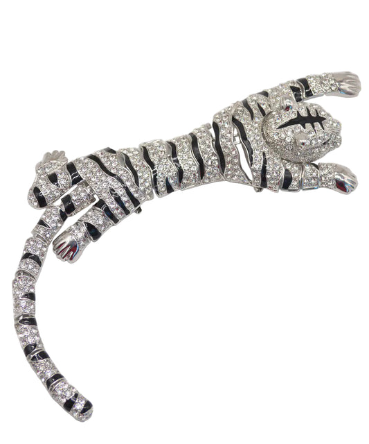 Women's Brooch Oversized Tiger Design 4