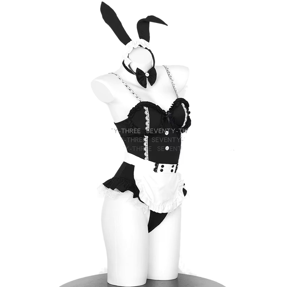 Women's Bunny Girl Maid Uniform Cosplay Costume 1