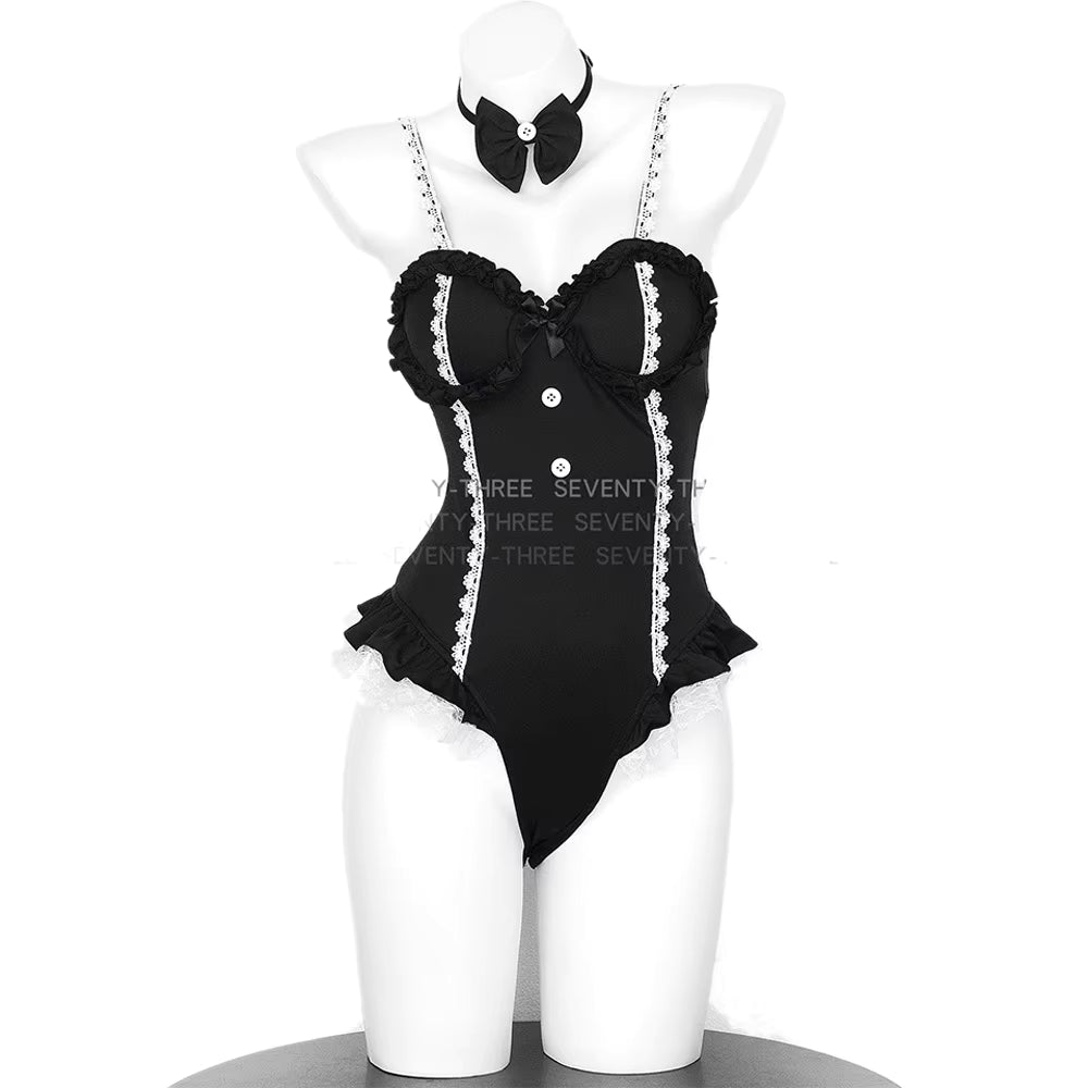 Women's Bunny Girl Maid Uniform Cosplay Costume 2