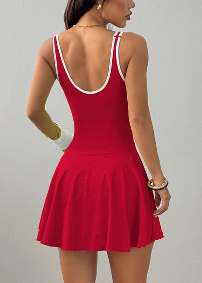 Women's Cami Dress with Built-In Shorts and Pockets Casual Summer Style 4