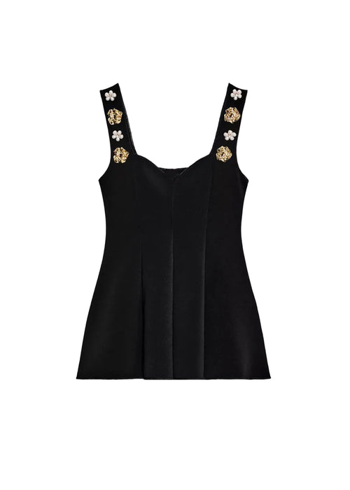 Women's Cami Top Beaded Detail Summer Style 4