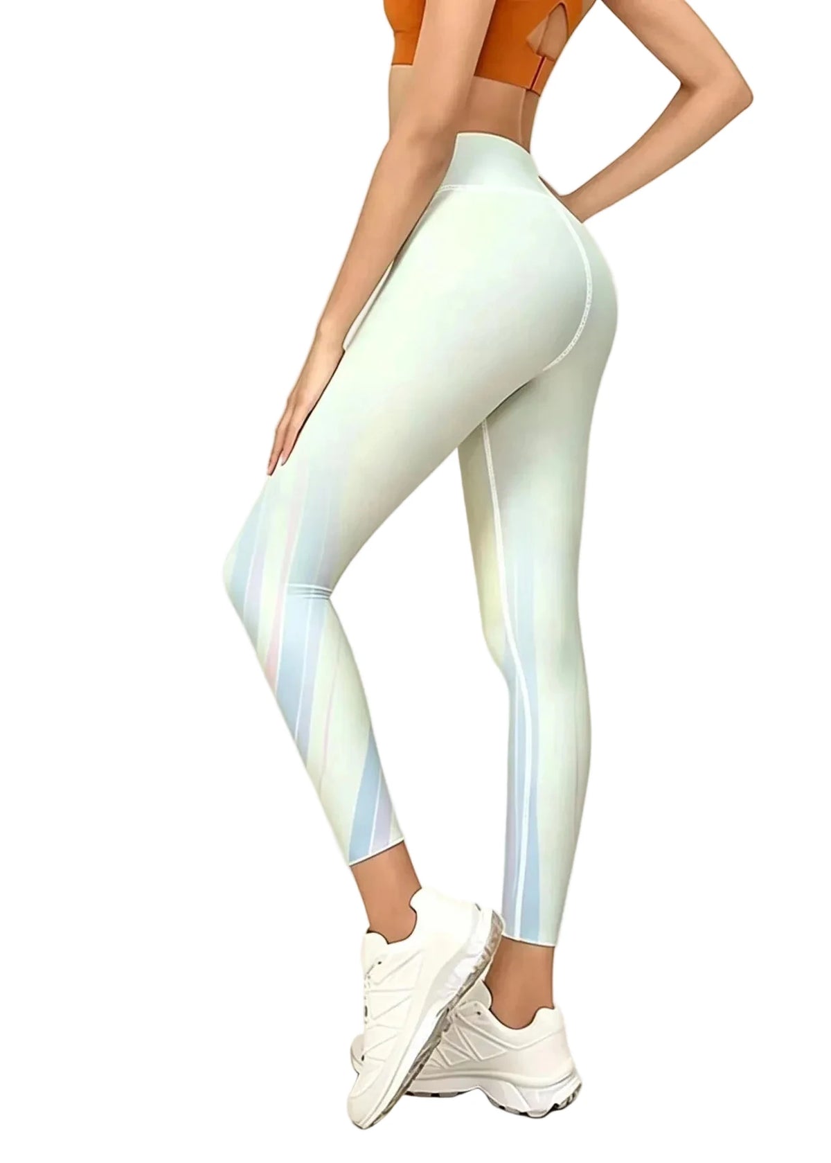 Women's Capri Leggings High Waist with Scrunch Detail 0