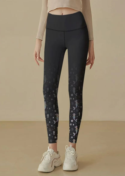 Women's Capri Riding Leggings High Waist Stretch Fit 1
