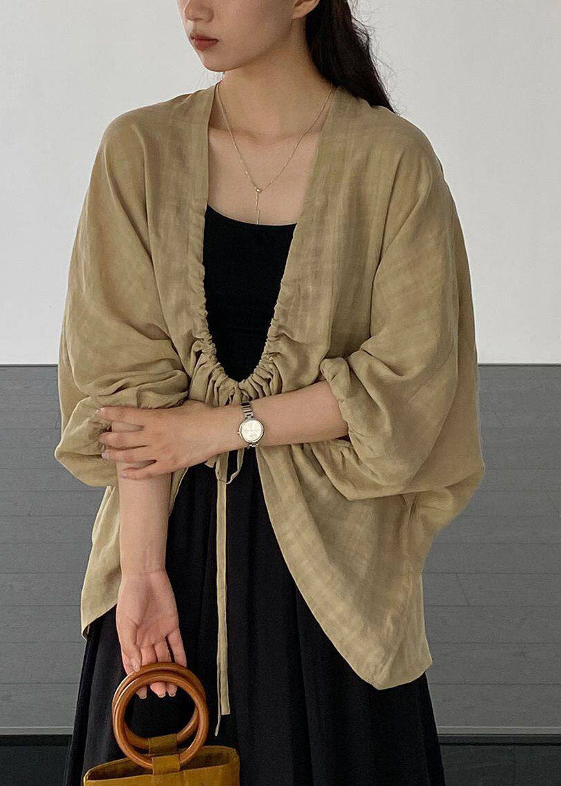 Women's Cardigan Drawstring Lace-Up Casual Summer Style 2