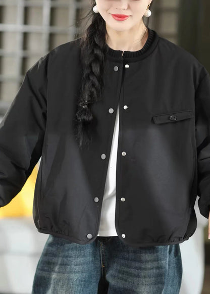 Women's Casual Coat Patchwork Design with Pockets 4