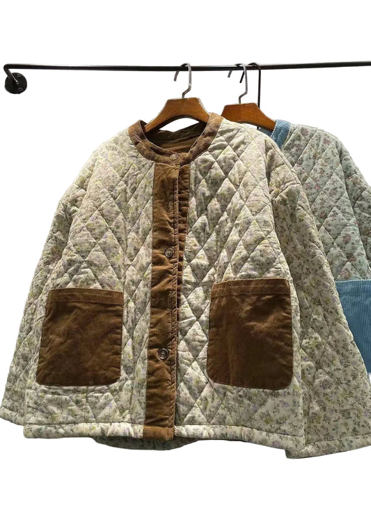 Women's Casual Jacket Loose Fit with Pockets and Print 2