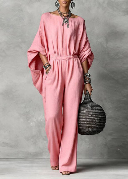 Women's Casual Jumpsuit High Waist Patchwork Style 2