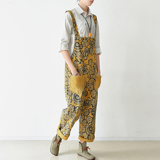 Women's Casual Jumpsuit Oversize Printed Pants 1