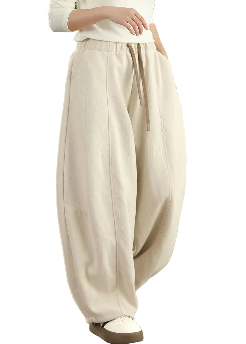 Women’s Casual Pants Elastic Waist with Pockets 0