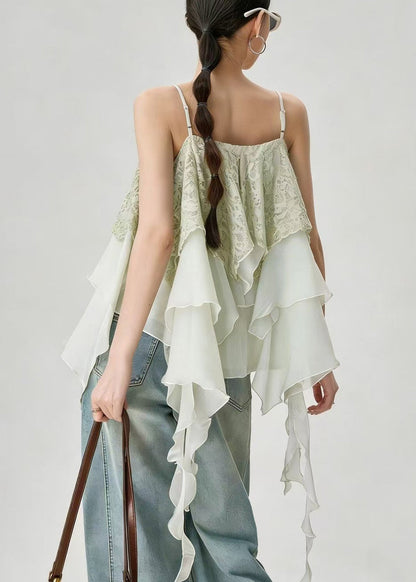 Women's Casual Top Asymmetrical Layered Patchwork 0
