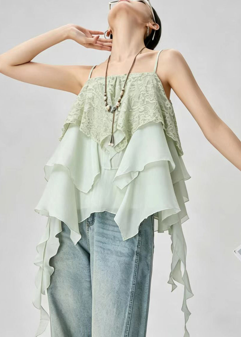 Women's Casual Top Asymmetrical Layered Patchwork 3