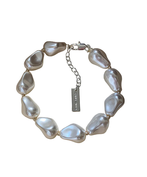 Women's Charm Bracelet Asymmetrical Pearl Design 4