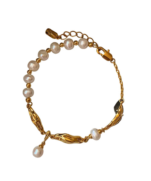 Women's Charm Bracelet Pearl Accent 0