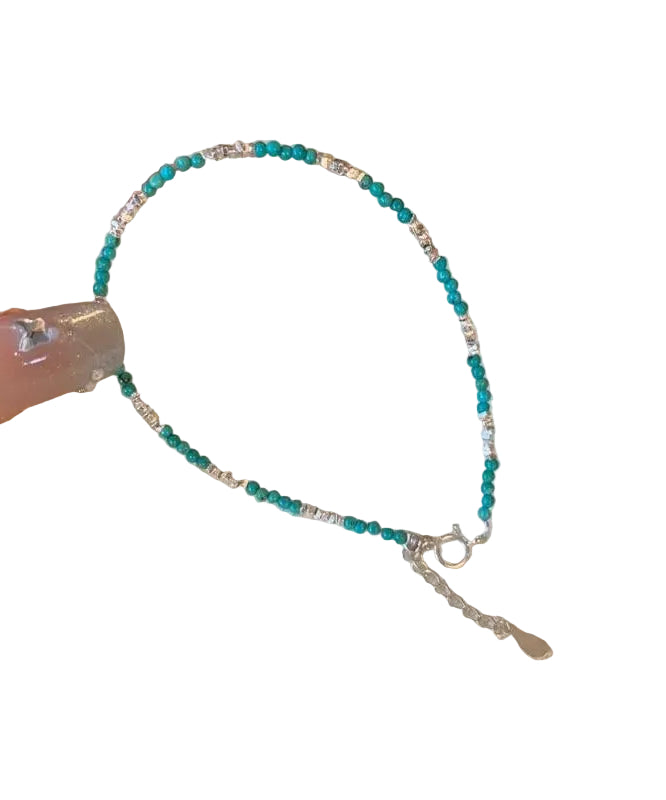 Women's Charm Bracelet Turquoise Accent 1