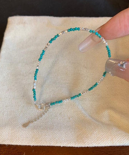 Women's Charm Bracelet Turquoise Accent 3