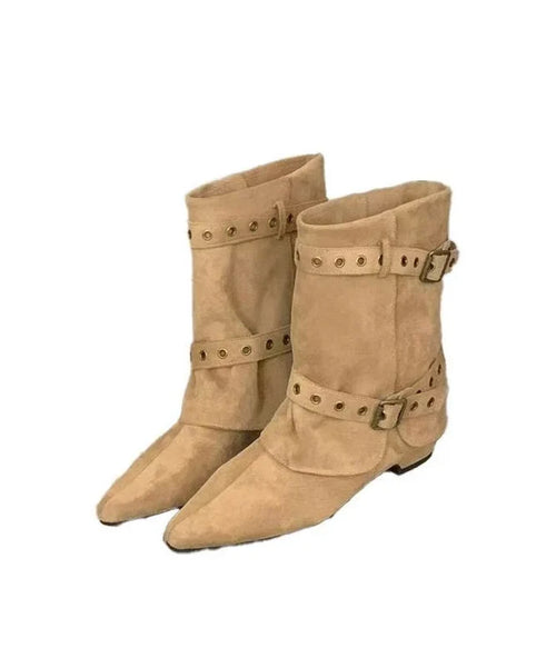 Women's Chunky Boots Casual Style 4